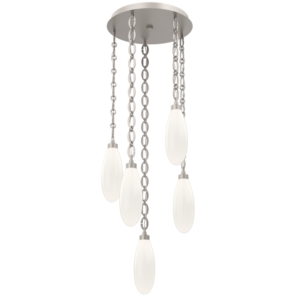 Fiori Round 5pc Multi-Pendant with Chain