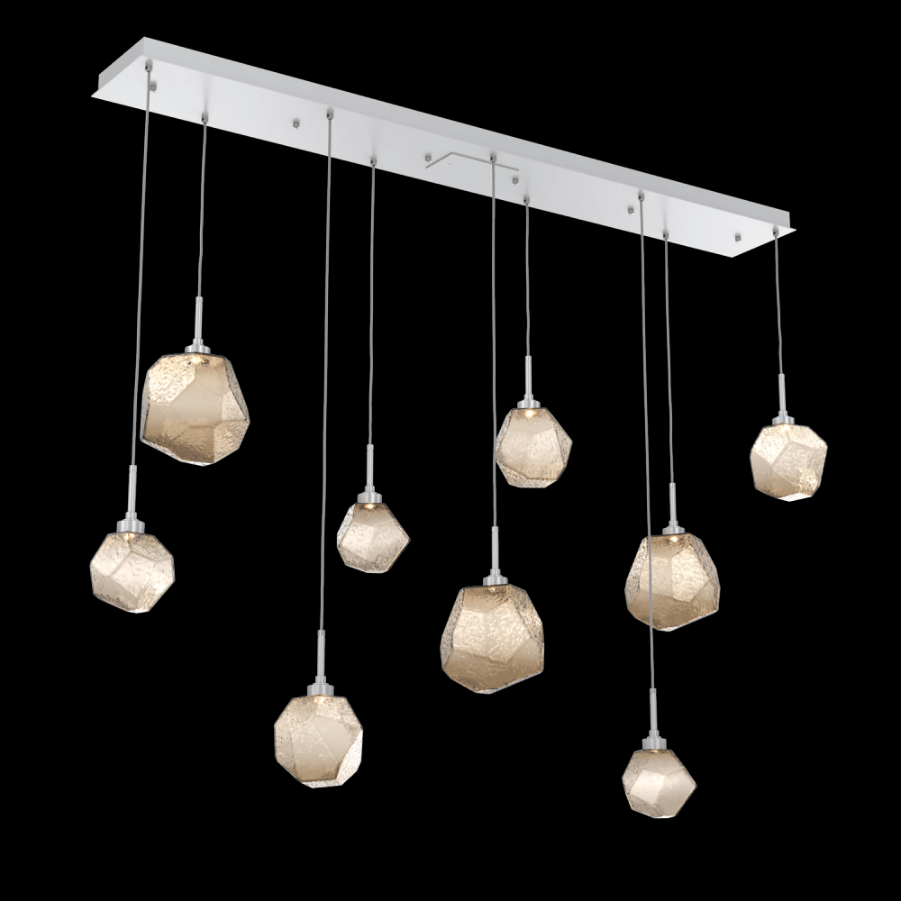 Gem Linear 9pc Multi-Pendant