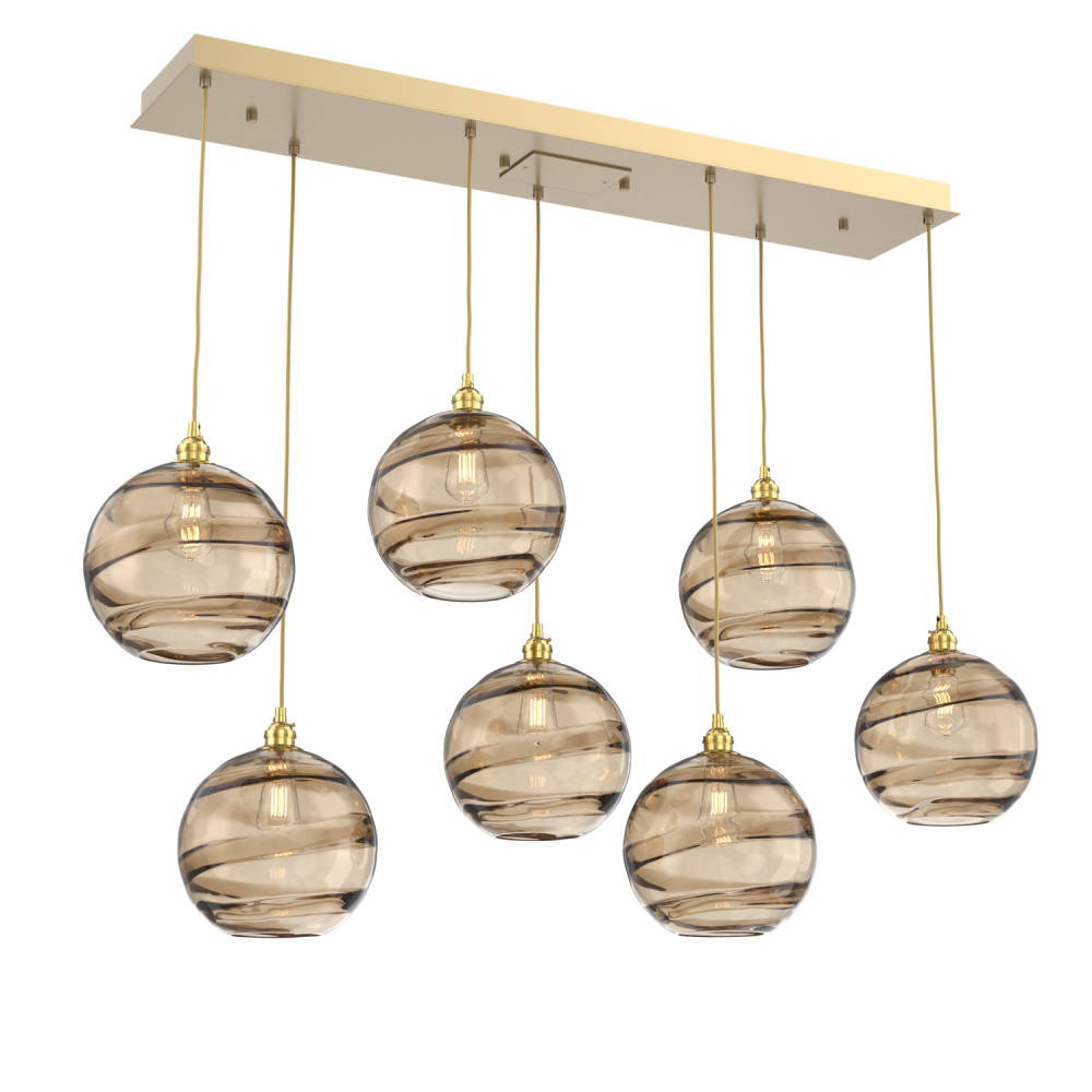 Terra Linear 7pc Multi-Pendant