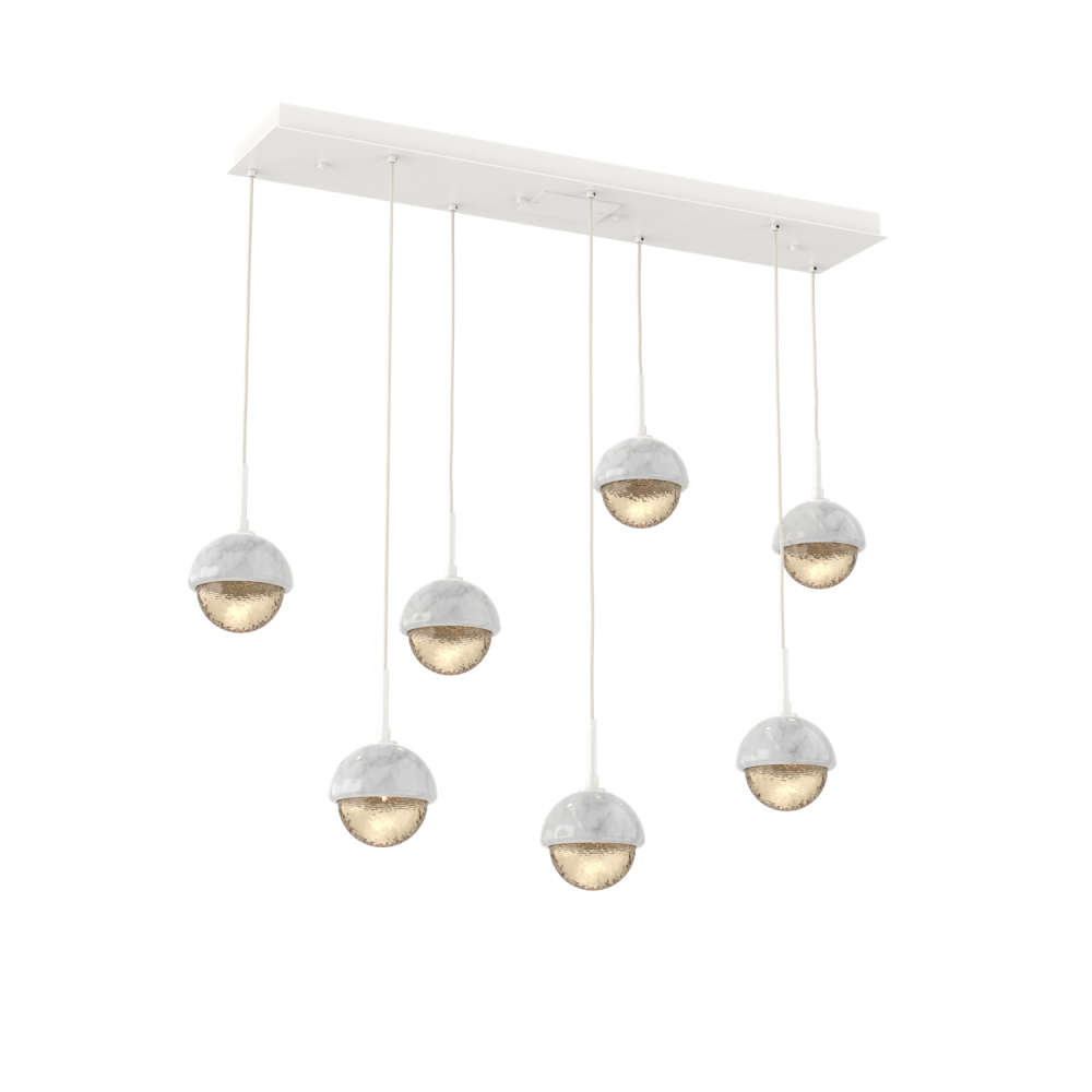 Cabochon Linear 7pc Multi-Pendant