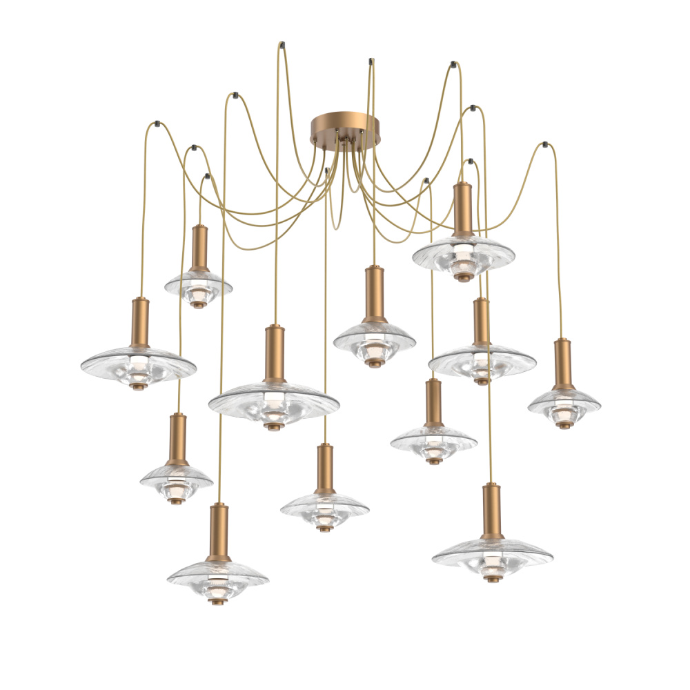 Cirrus Round 12pc Swag Multi-Pendant Chandelier