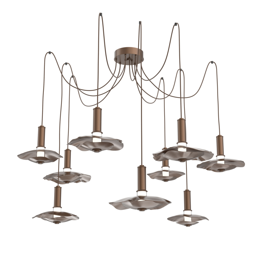 Cumulus Round 9pc Swag Multi-Pendant Chandelier