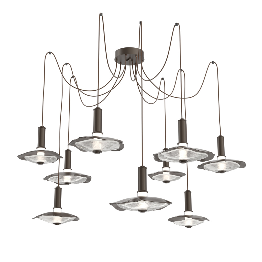 Cumulus Round 9pc Swag Multi-Pendant Chandelier