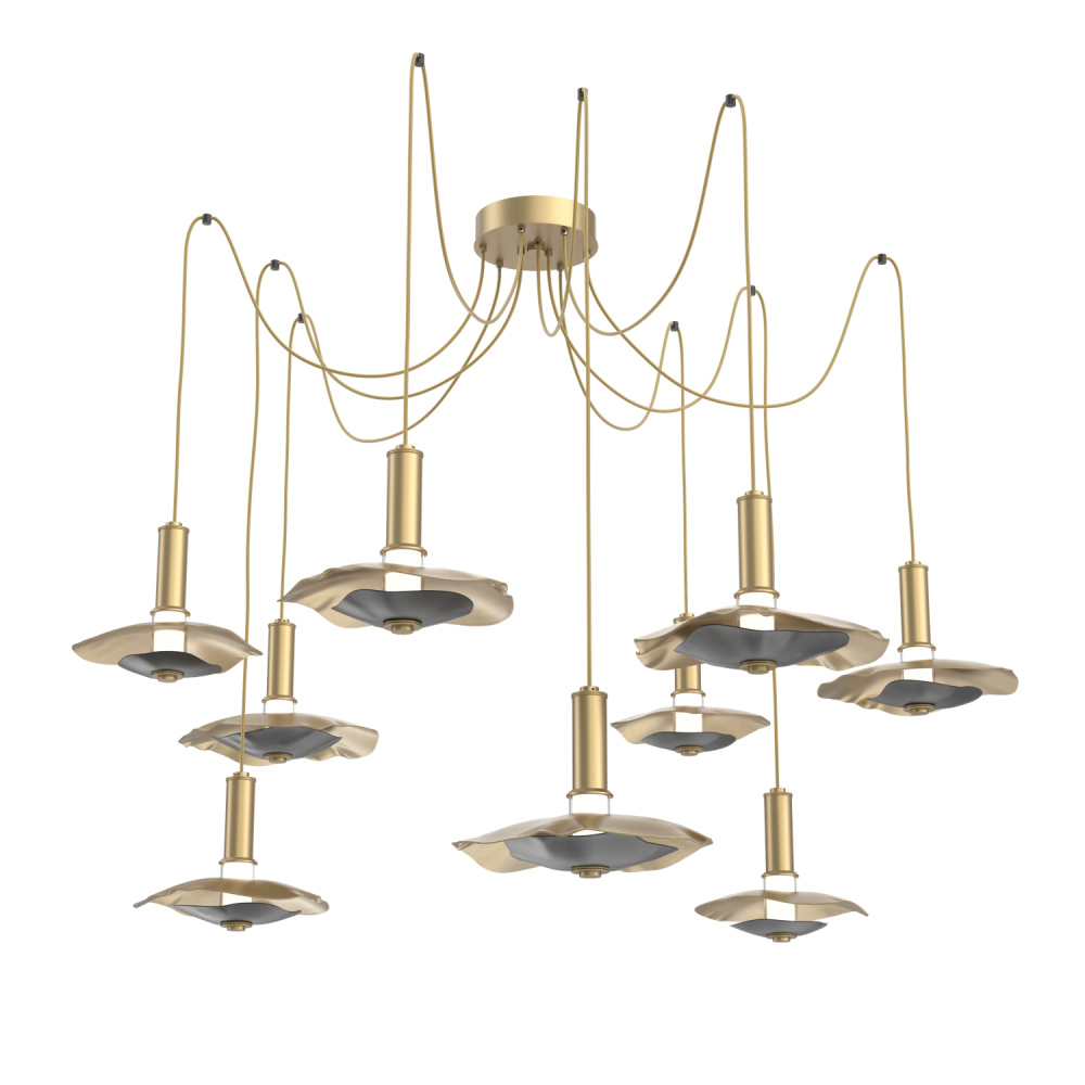 Cumulus Round 9pc Swag Multi-Pendant Chandelier