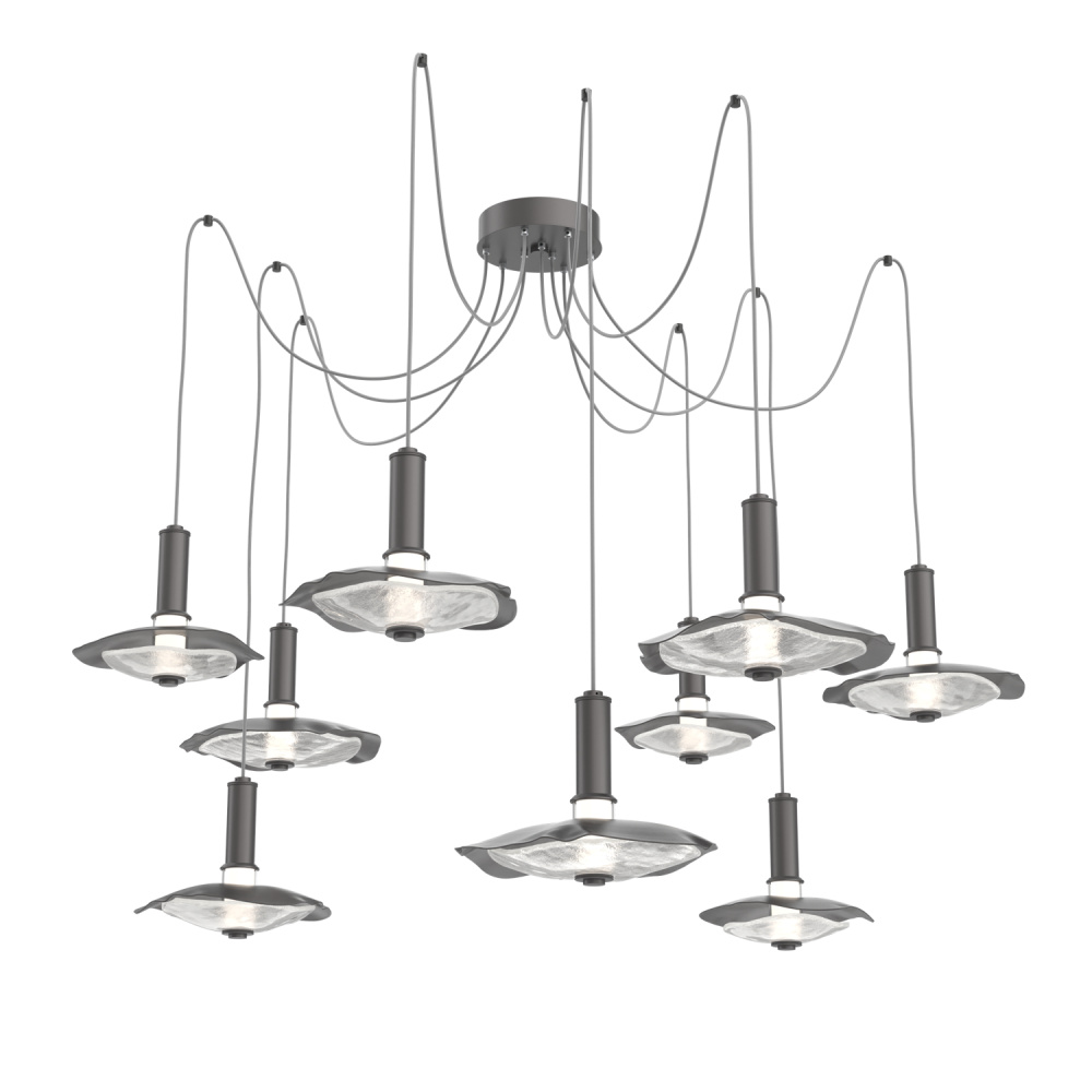 Cumulus Round 9pc Swag Multi-Pendant Chandelier