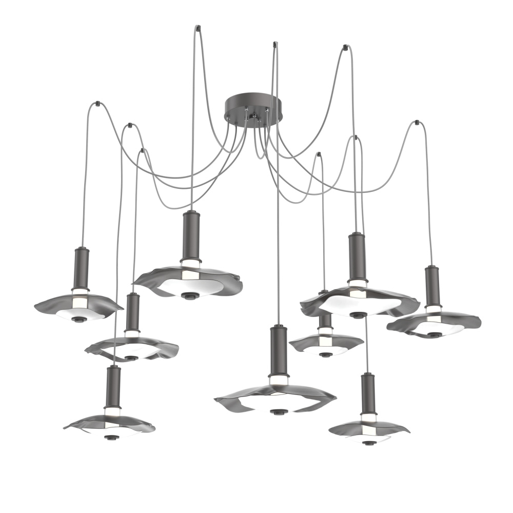 Cumulus Round 9pc Swag Multi-Pendant Chandelier