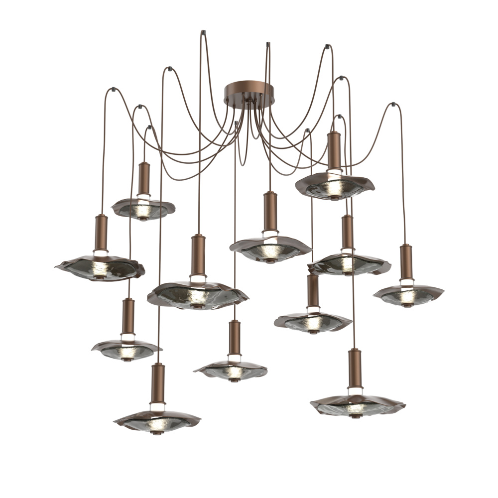Cumulus Round 12pc Swag Multi-Pendant Chandelier