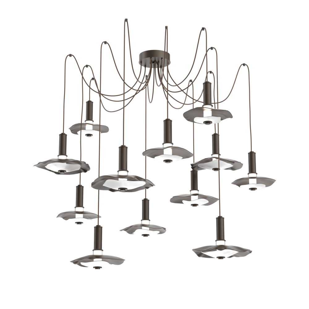 Cumulus Round 12pc Swag Multi-Pendant Chandelier