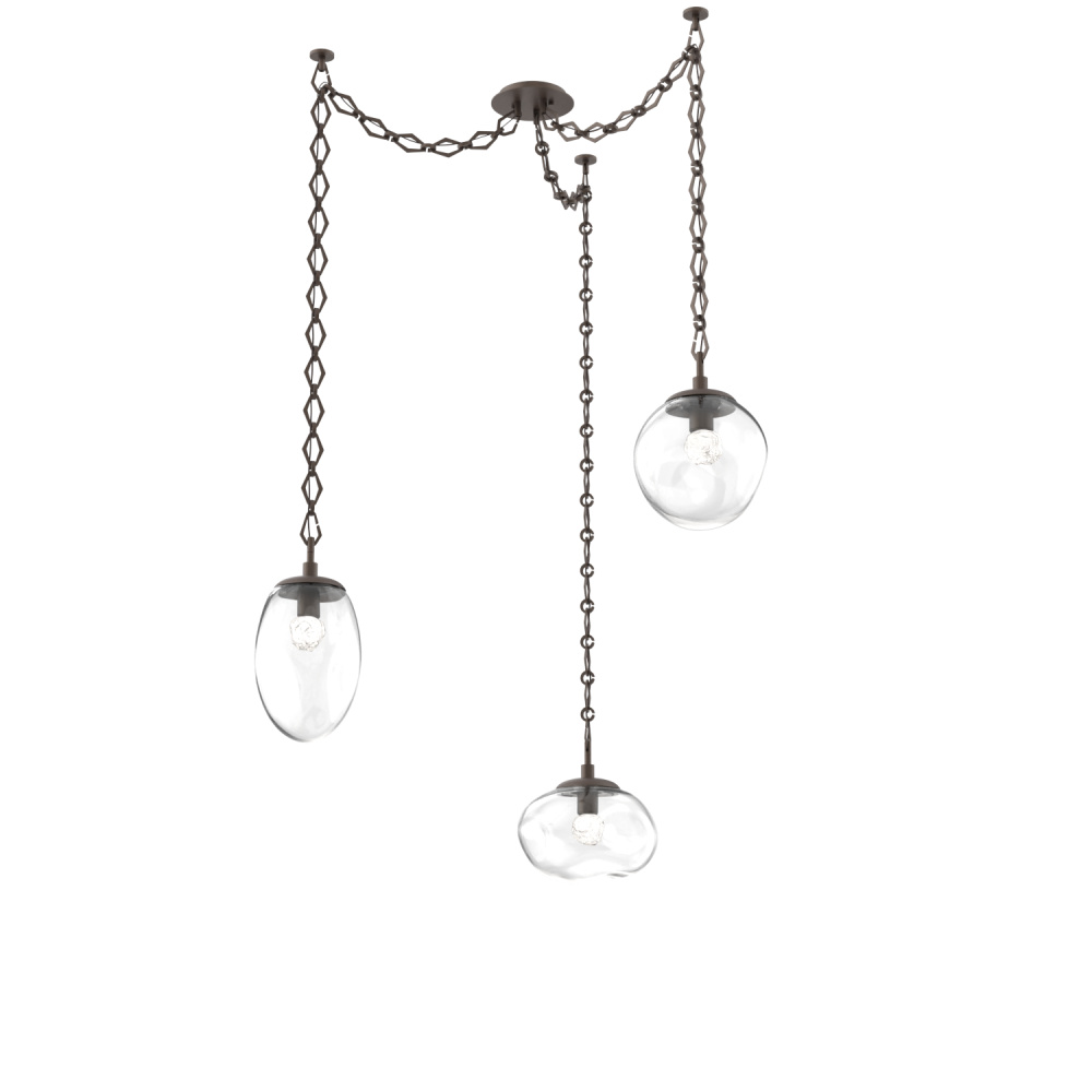 Cosmos LED Multi Light Pendant Flat Bronze