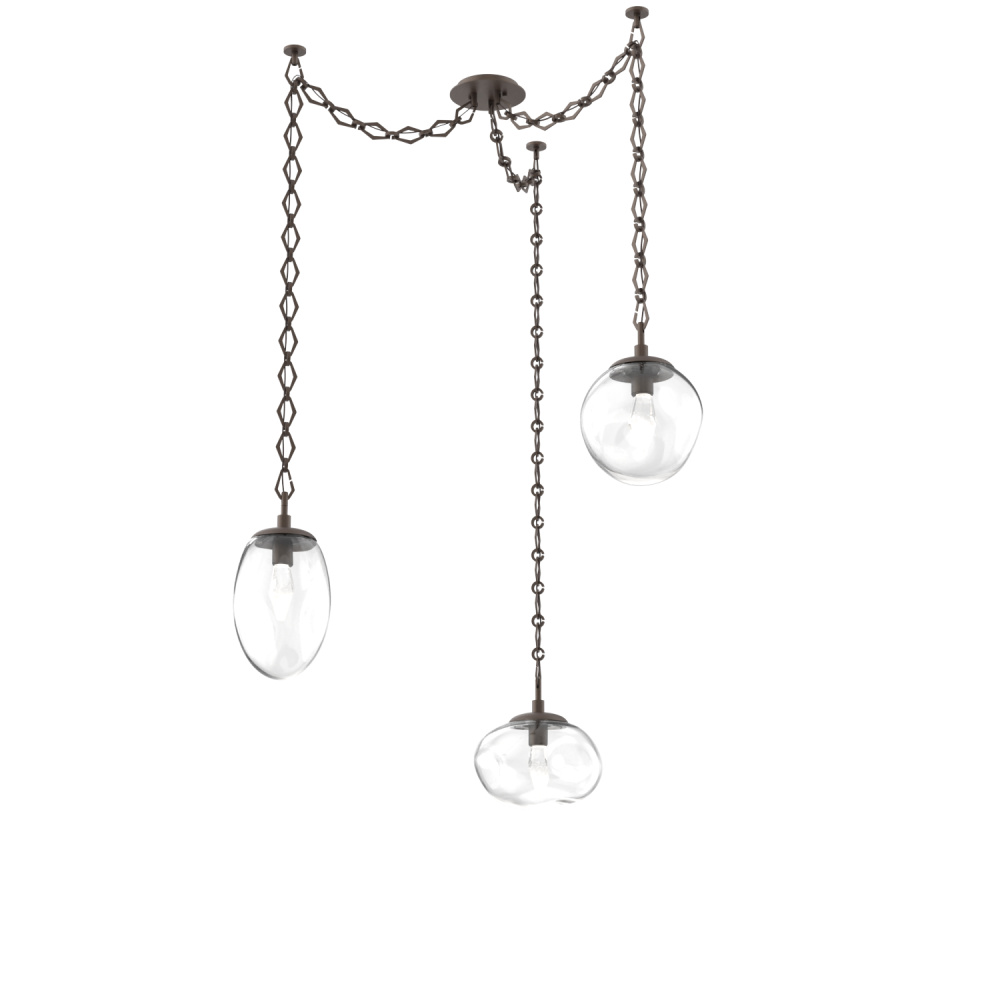 Cosmos LED Multi Light Pendant Flat Bronze