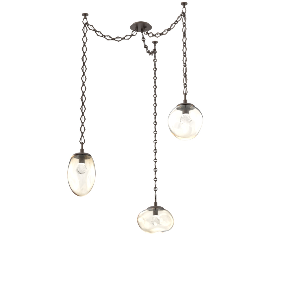 Cosmos LED Multi Light Pendant Flat Bronze