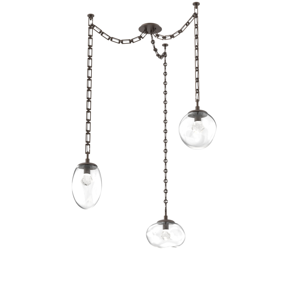Cosmos LED Multi Light Pendant Flat Bronze