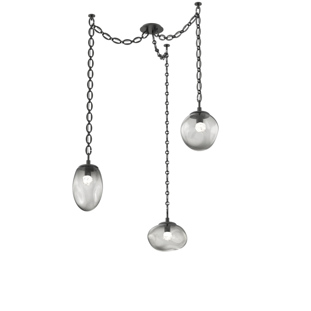 Cosmos LED Multi Light Pendant Matte Black