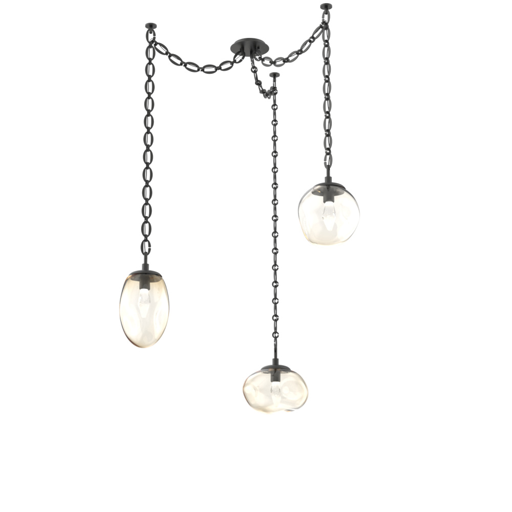 Cosmos LED Multi Light Pendant Matte Black