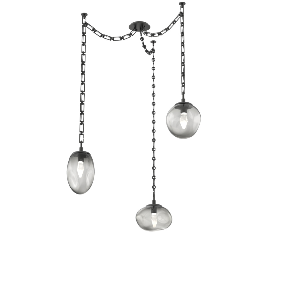 Cosmos LED Multi Light Pendant Matte Black
