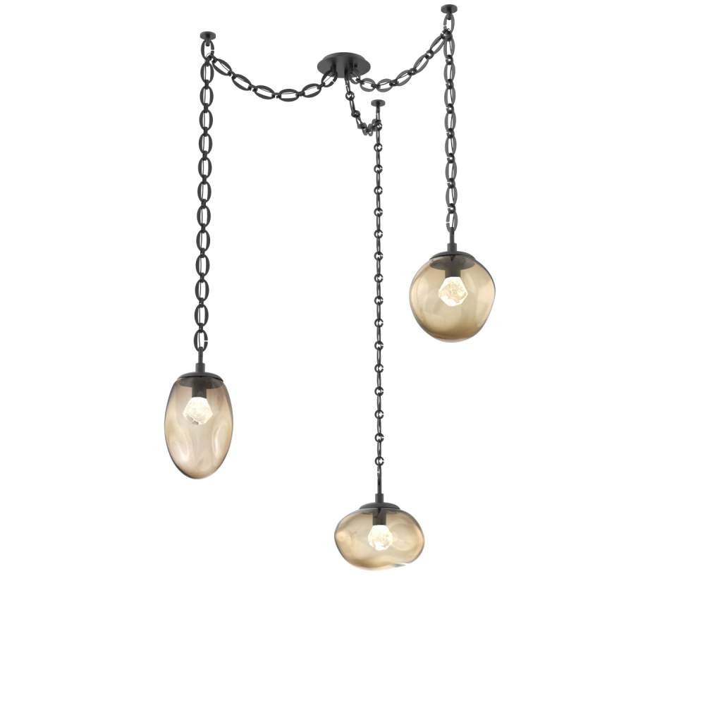 Cosmos LED Multi Light Pendant Matte Black