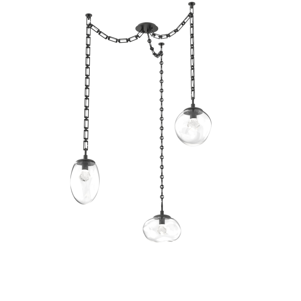 Cosmos LED Multi Light Pendant Matte Black
