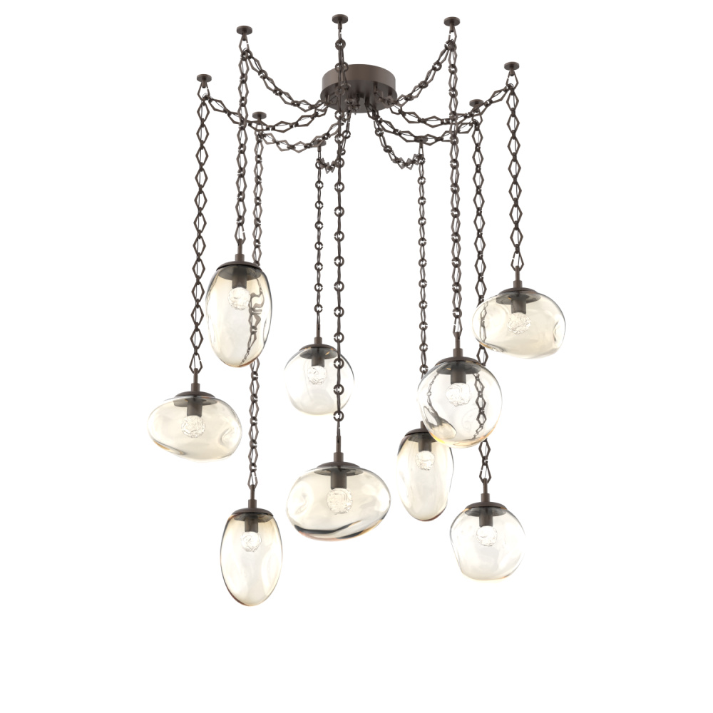Cosmos LED Multi Light Pendant Flat Bronze