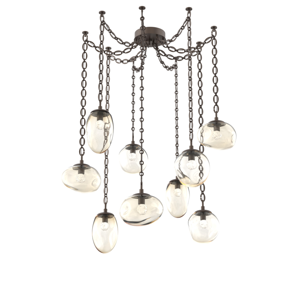 Cosmos LED Multi Light Pendant Flat Bronze