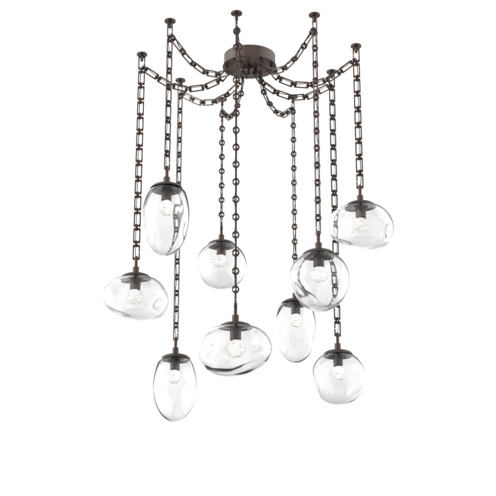Cosmos LED Multi Light Pendant Flat Bronze