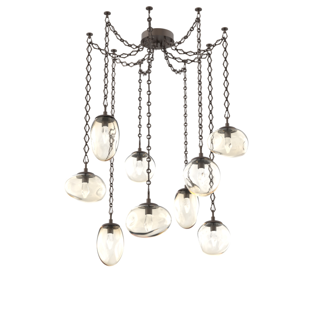 Cosmos LED Multi Light Pendant Flat Bronze