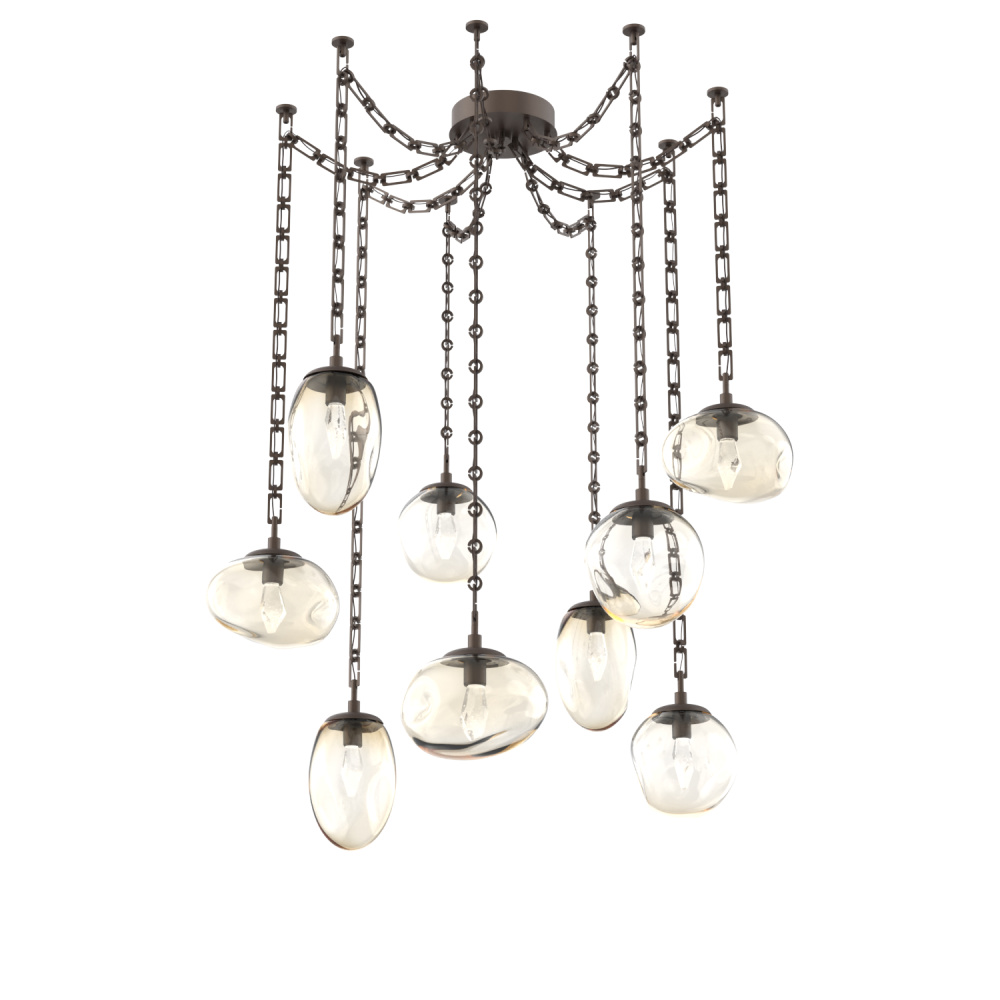 Cosmos LED Multi Light Pendant Flat Bronze