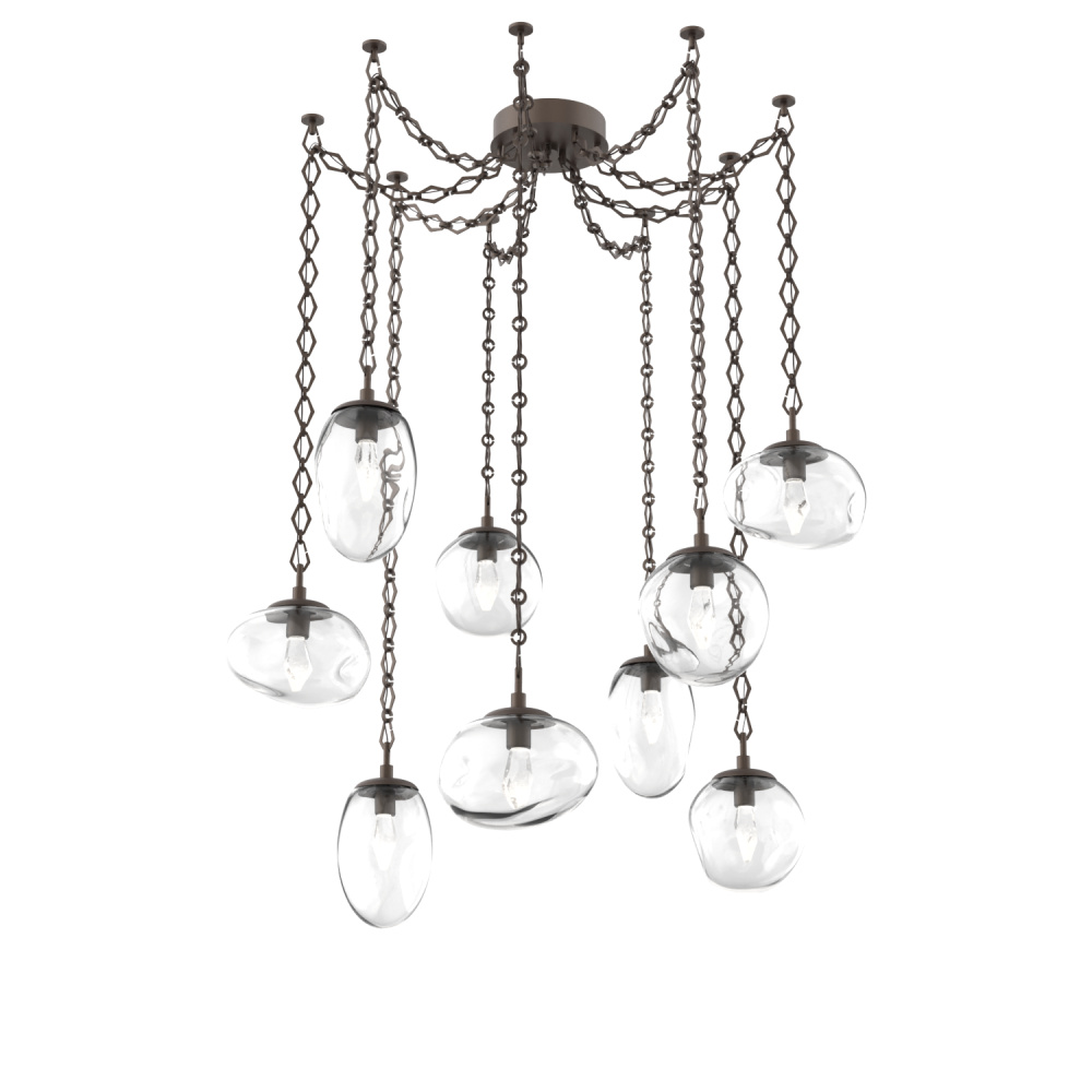 Cosmos LED Multi Light Pendant Flat Bronze