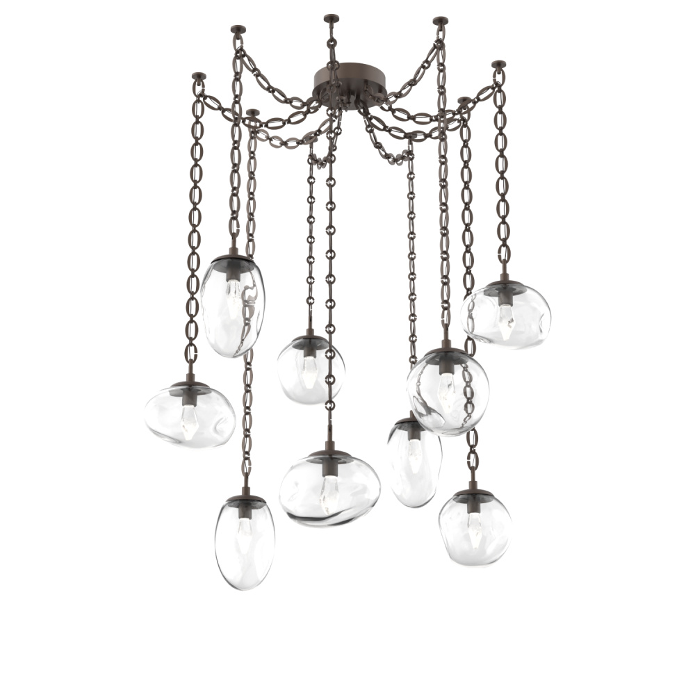 Cosmos LED Multi Light Pendant Flat Bronze