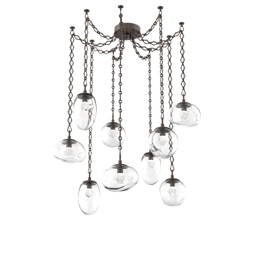 Cosmos LED Multi Light Pendant Flat Bronze