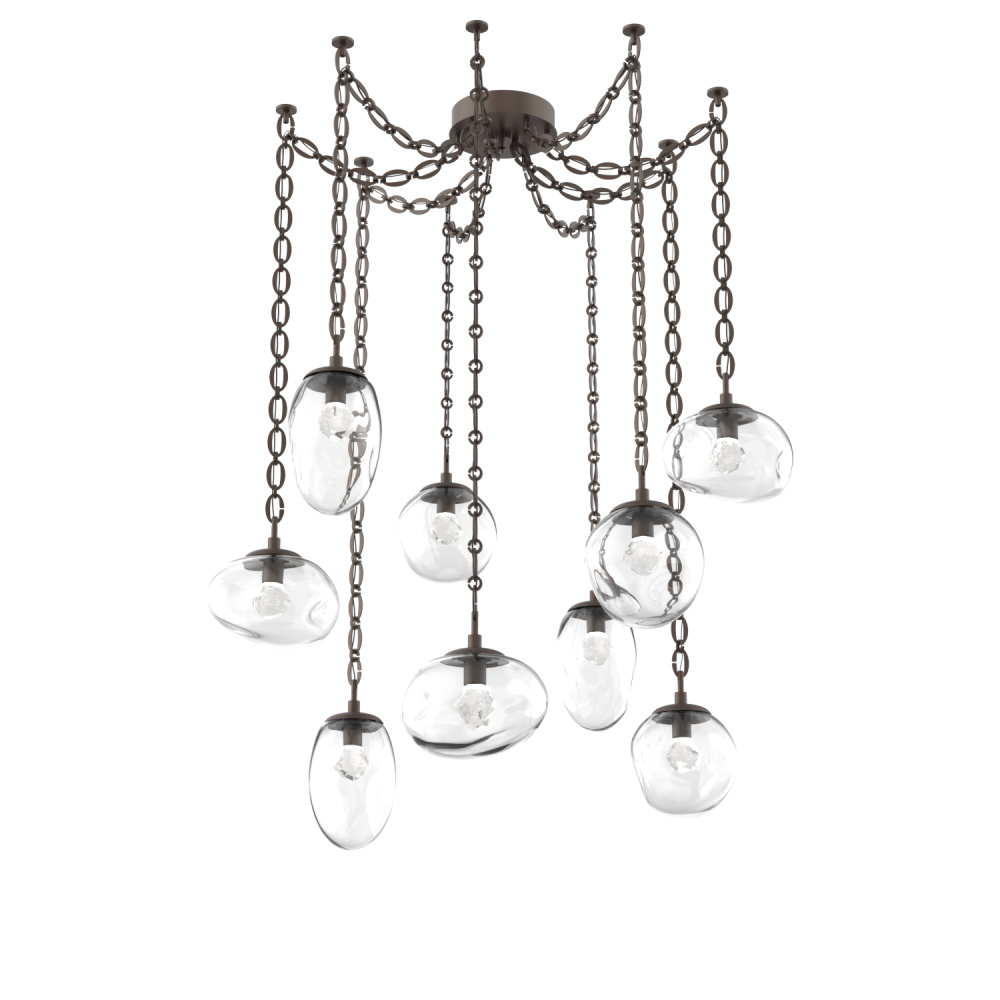 Cosmos LED Multi Light Pendant Flat Bronze