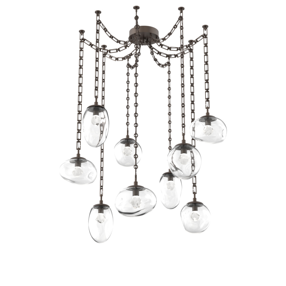Cosmos LED Multi Light Pendant Flat Bronze