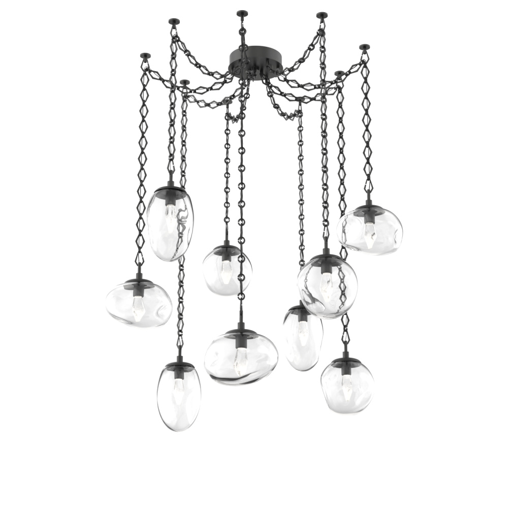 Cosmos LED Multi Light Pendant Matte Black