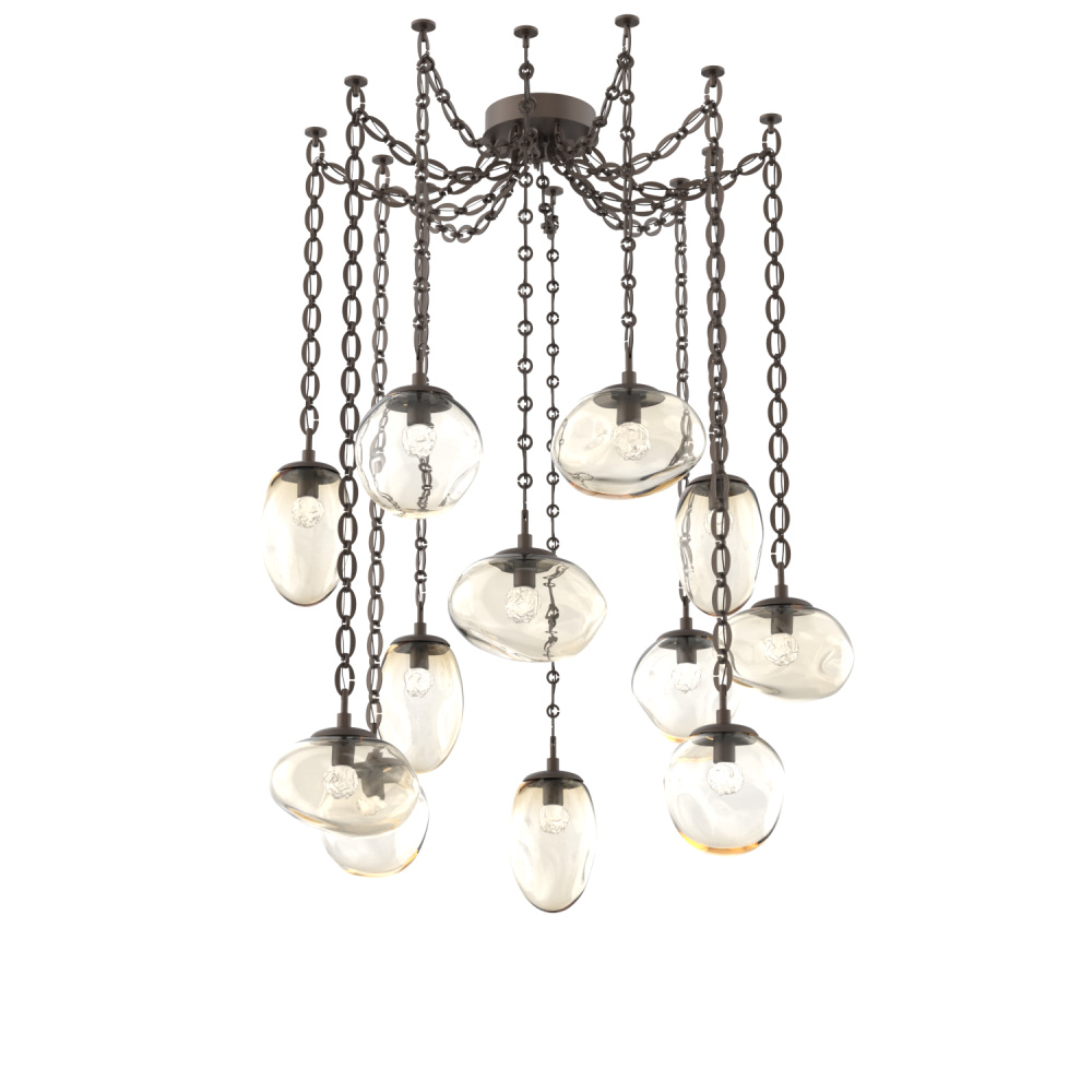 Cosmos LED Multi Light Pendant Flat Bronze