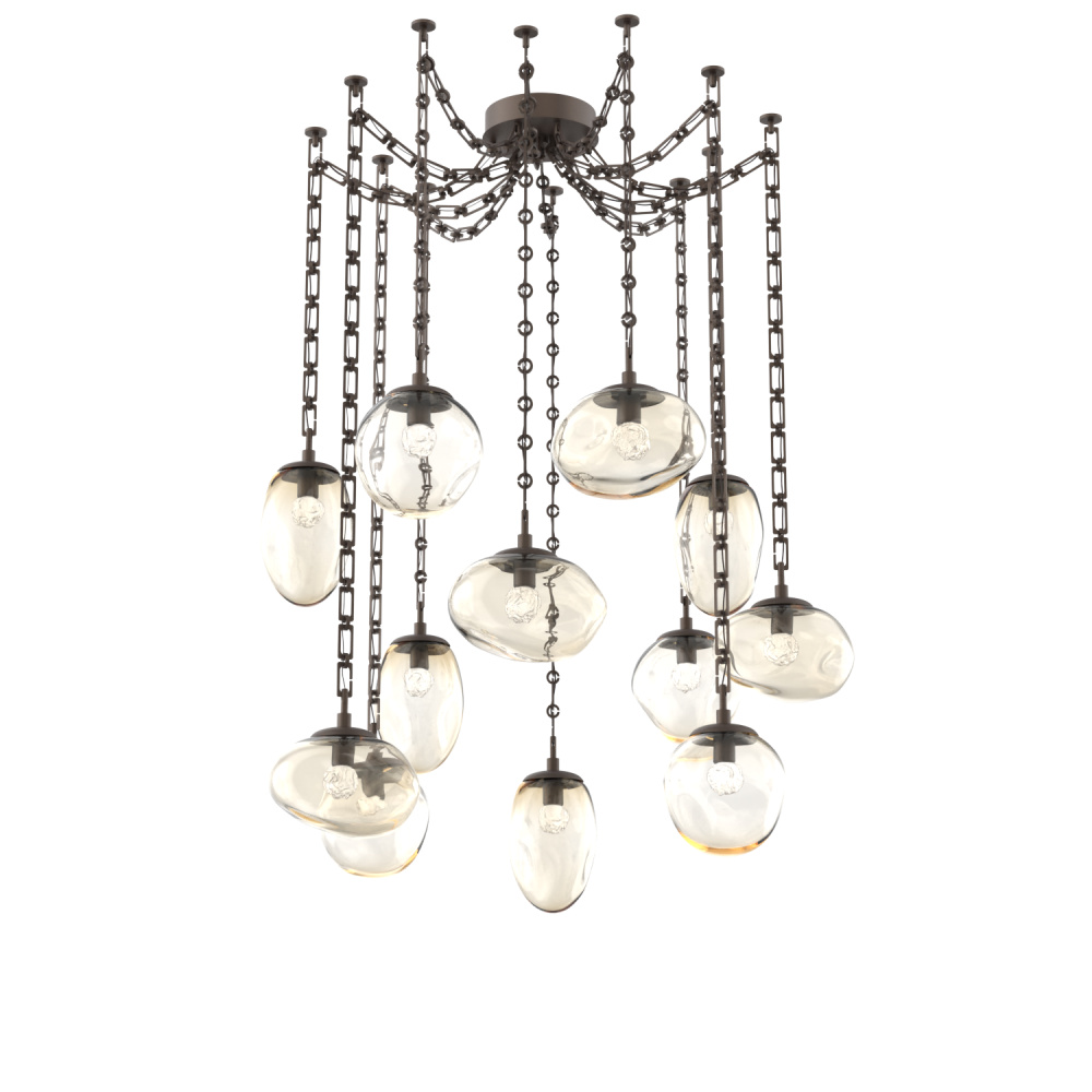 Cosmos LED Multi Light Pendant Flat Bronze