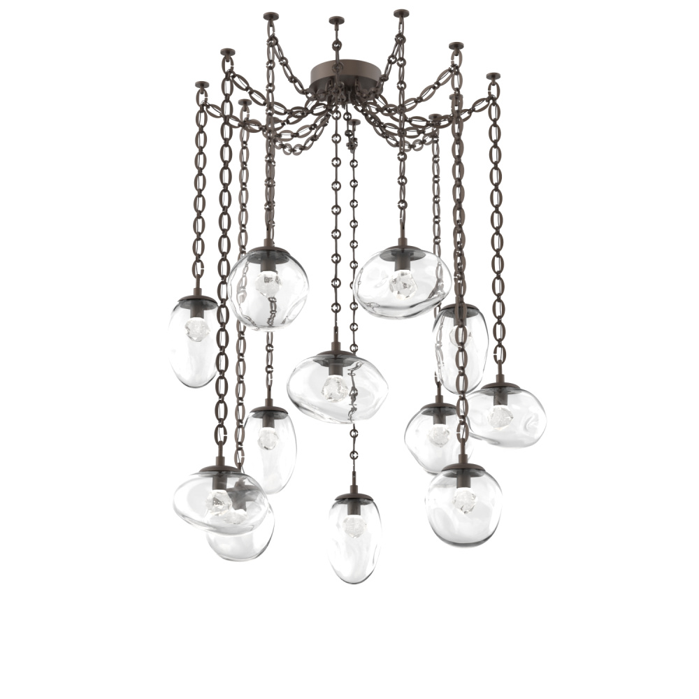 Cosmos LED Multi Light Pendant Flat Bronze