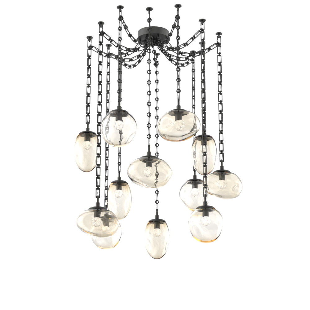 Cosmos LED Multi Light Pendant Matte Black