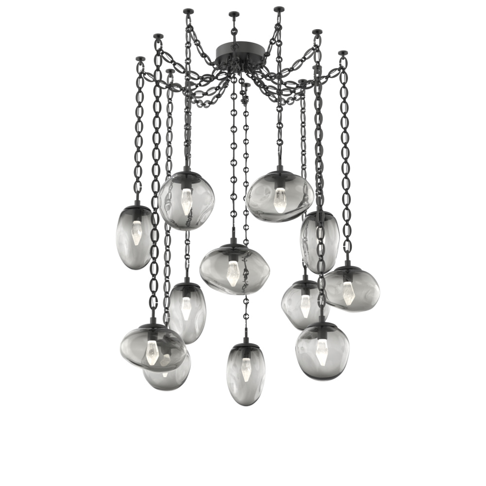 Cosmos LED Multi Light Pendant Matte Black