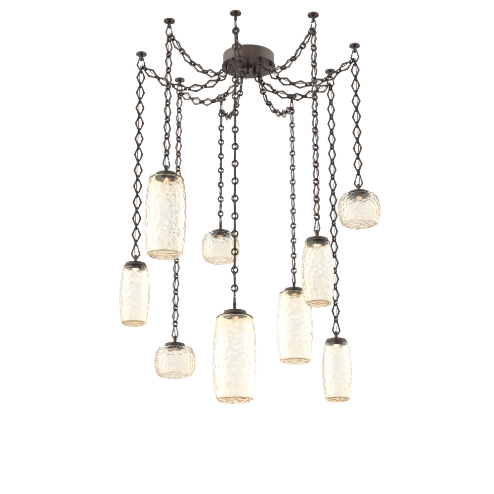 Vessel Multi Light Pendant Flat Bronze