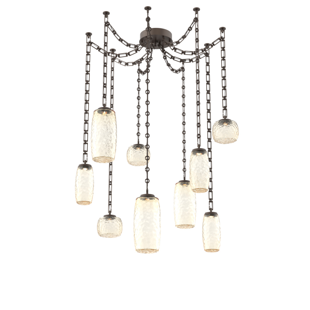 Vessel Multi Light Pendant Flat Bronze