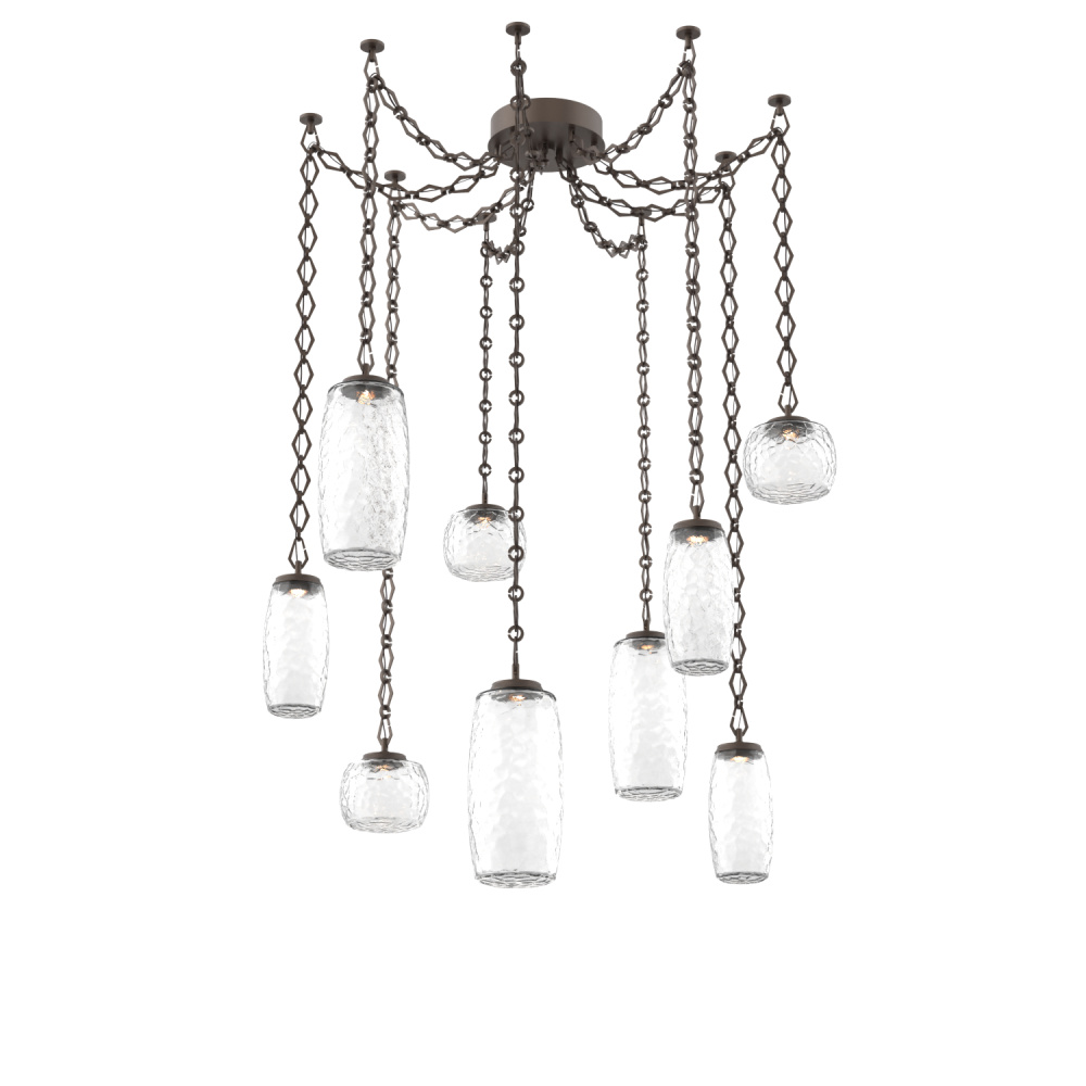 Vessel Multi Light Pendant Flat Bronze