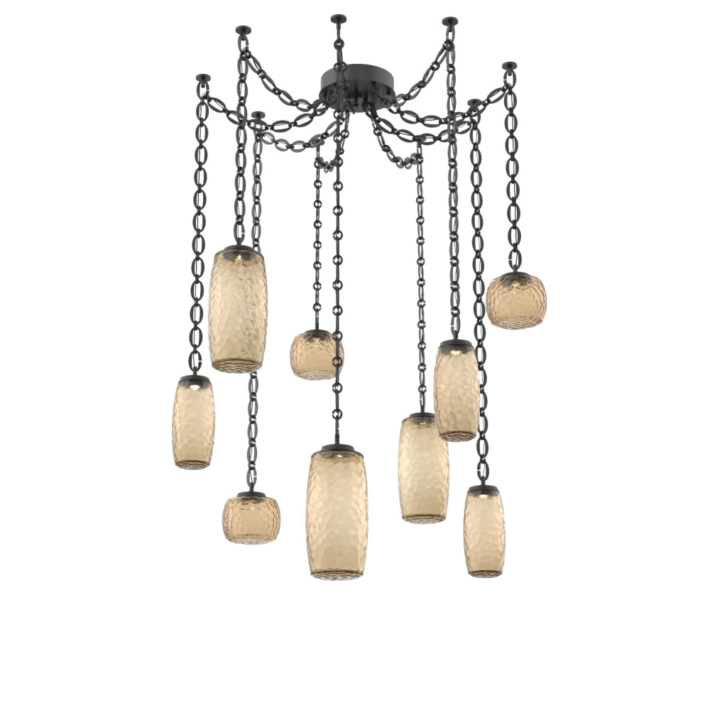 Vessel Multi Light Pendant Matte Black
