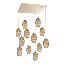 Hammerton CHB0035-12-GB-OB-C01-E2 - Ellisse Square 12pc Multi-Pendant