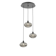 Hammerton CHB0036-03-MB-OS-C01-E2 - Coppa Round 3pc Multi-Pendant