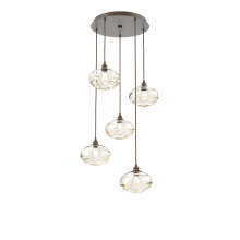 Hammerton CHB0036-05-FB-OA-C01-E2 - Coppa Round 5pc Multi-Pendant