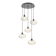 Hammerton CHB0036-05-MB-OA-C01-E2 - Coppa Round 5pc Multi-Pendant