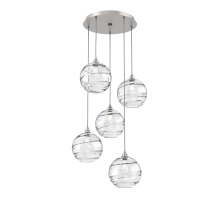 Hammerton CHB0047-05-BS-OC-C01-E2 - Terra Round 5pc Multi-Pendant