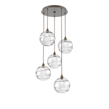 Hammerton CHB0047-05-FB-OC-C01-E2 - Terra Round 5pc Multi-Pendant