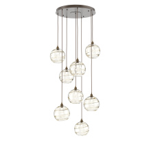 Hammerton CHB0047-08-FB-OA-C01-E2 - Terra Round 8pc Multi-Pendant