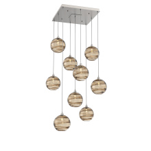 Hammerton CHB0047-09-BS-OB-C01-E2 - Terra Square 9pc Multi-Pendant