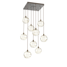 Hammerton CHB0047-09-FB-OA-C01-E2 - Terra Square 9pc Multi-Pendant